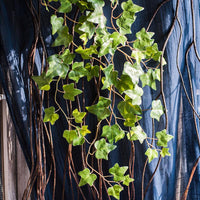 Faux Ivy Leaf Hanging Bush RusticReach 