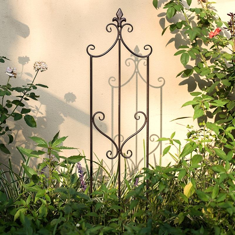 Flower Iron Fence Decorative Fence RusticReach 