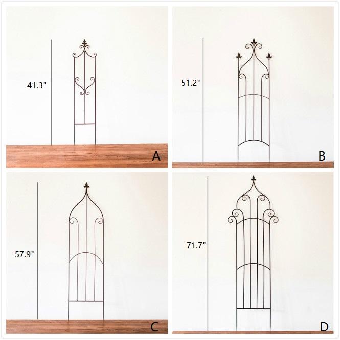 Flower Iron Fence Decorative Fence RusticReach 