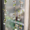 Glass Planter Rope Hanging Small Planter 55" Long (Set of 3) - RusticReach