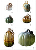Glass Pumpkin Accents - RusticReach