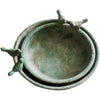 Green Iron Tray Bird Decorative Tray - RusticReach
