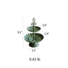 Green Iron Two Tier Small Decorative Tray - RusticReach