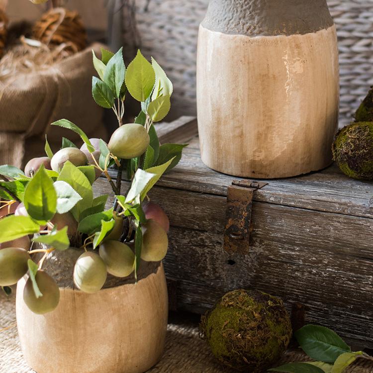 Khaki Coarse Pottery Jar - RusticReach