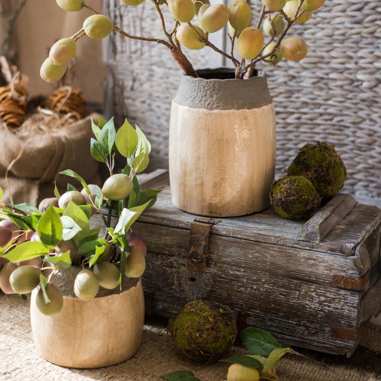 Khaki Coarse Pottery Jar - RusticReach