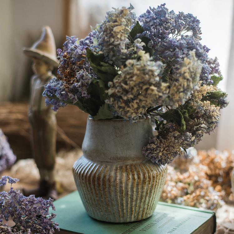 Light Blue Underglazed Ceramic Vase - RusticReach