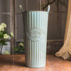 Metal Pot 'Flowers and Garden' Pot with Metal Handles (Set of 3) - RusticReach