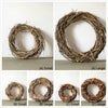 Fall Natural Rattan and Willow Wreath Christmas - RusticReach