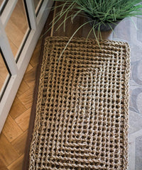 Organic Natural Straw Door Mat RusticReach 