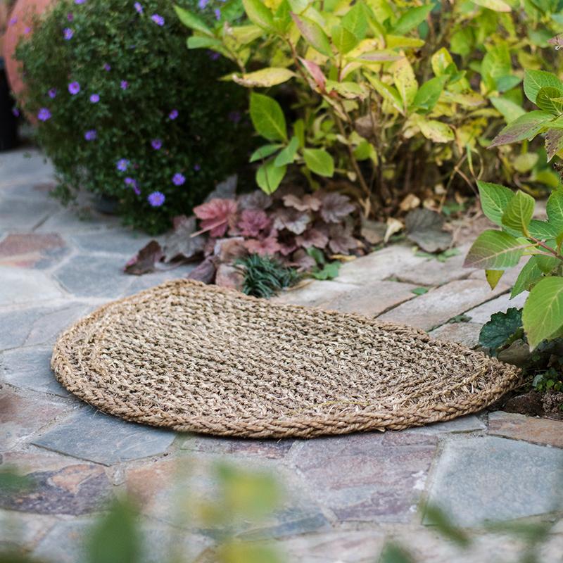 Organic Natural Straw Door Mat - RusticReach