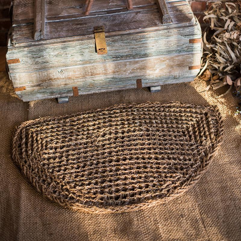 Organic Natural Straw Door Mat - RusticReach
