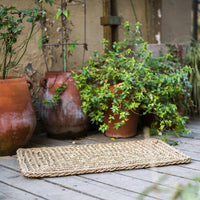 Organic Natural Straw Door Mat RusticReach 