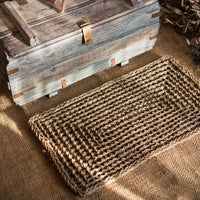 Organic Natural Straw Door Mat RusticReach 