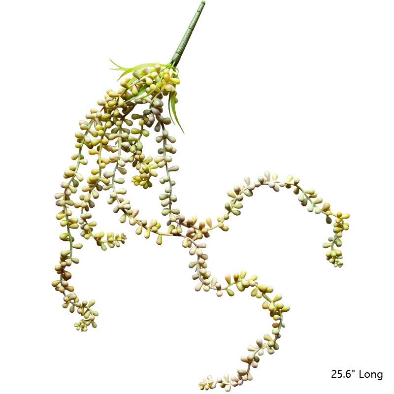 Pearl Hanging Succulent Stem 26" Long - RusticReach