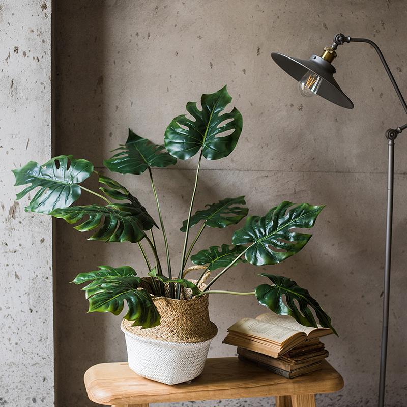 turtle plant indoor Potted Plant Artificial Turtle Leaf Plant 31" Tall – RusticReach