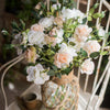 Artificial Faux Real Touch Blooming Rose Stem 25" Tall Silk - RusticReach