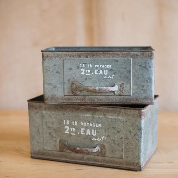 Rectangular Iron Planter Drawer - RusticReach