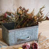 Rectangular Iron Planter Drawer - RusticReach
