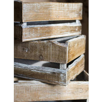 Rectangular Solid Wood Crates RusticReach 