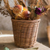 Round Rattan Basket - RusticReach