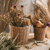 Round Rattan Basket - RusticReach