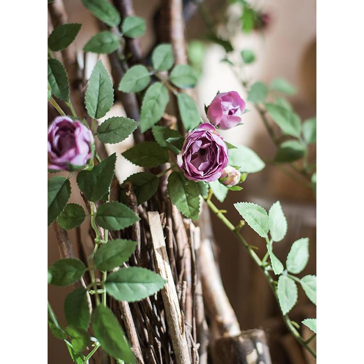 Artificial Silk Rose Vine 57" Long - RusticReach