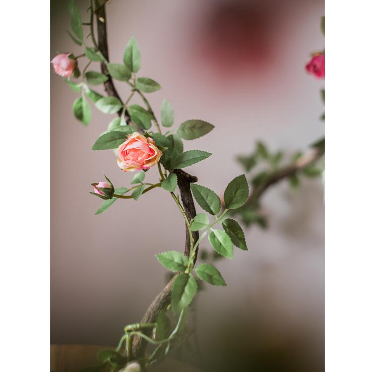 Artificial Silk Rose Vine 57" Long - RusticReach