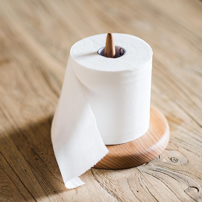 Rustic wood paper online towel holder