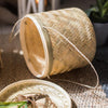 Southeast Asia Round Bamboo Tea Box Jar - RusticReach