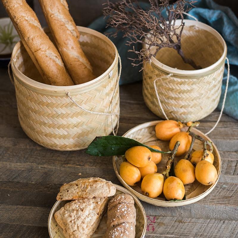 Southeast Asia Round Bamboo Tea Box Jar - RusticReach