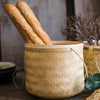 Southeast Asia Round Bamboo Tea Box Jar - RusticReach