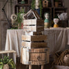 Square Cube Solid Wood Crates - RusticReach
