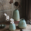 Turquoise Ceramic Vase - RusticReach