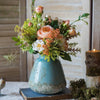 Turquoise Ceramic Vase - RusticReach