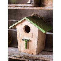 Wood Craft Bird's House Ornament RusticReach 