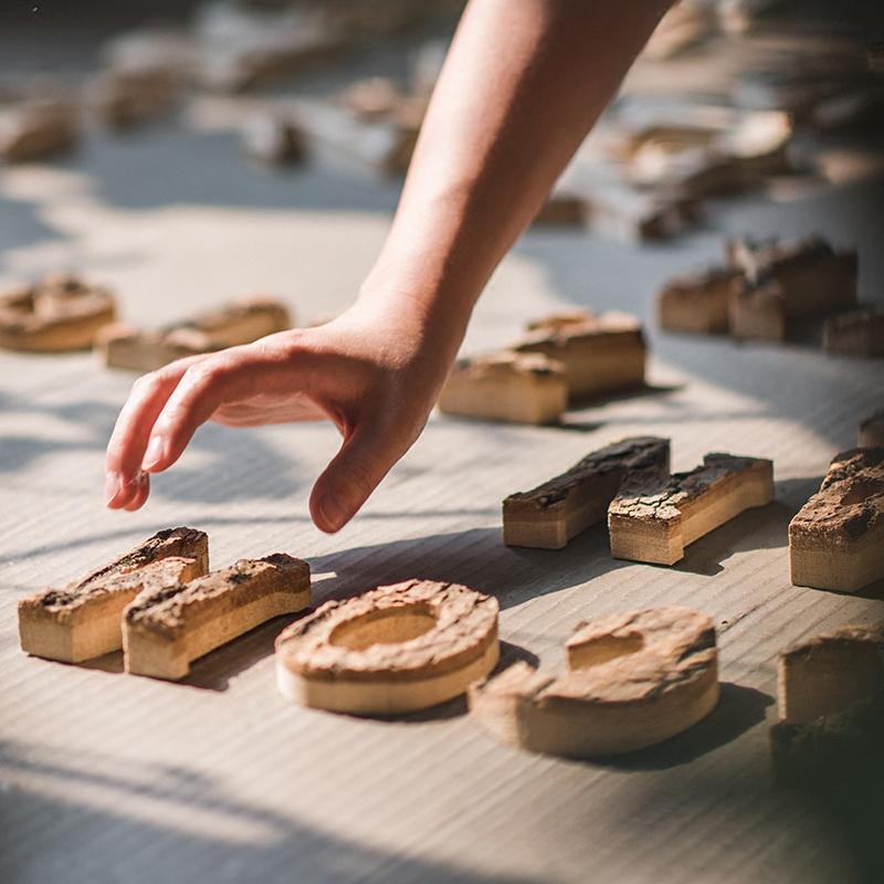Wooden Alphabet Letter - RusticReach